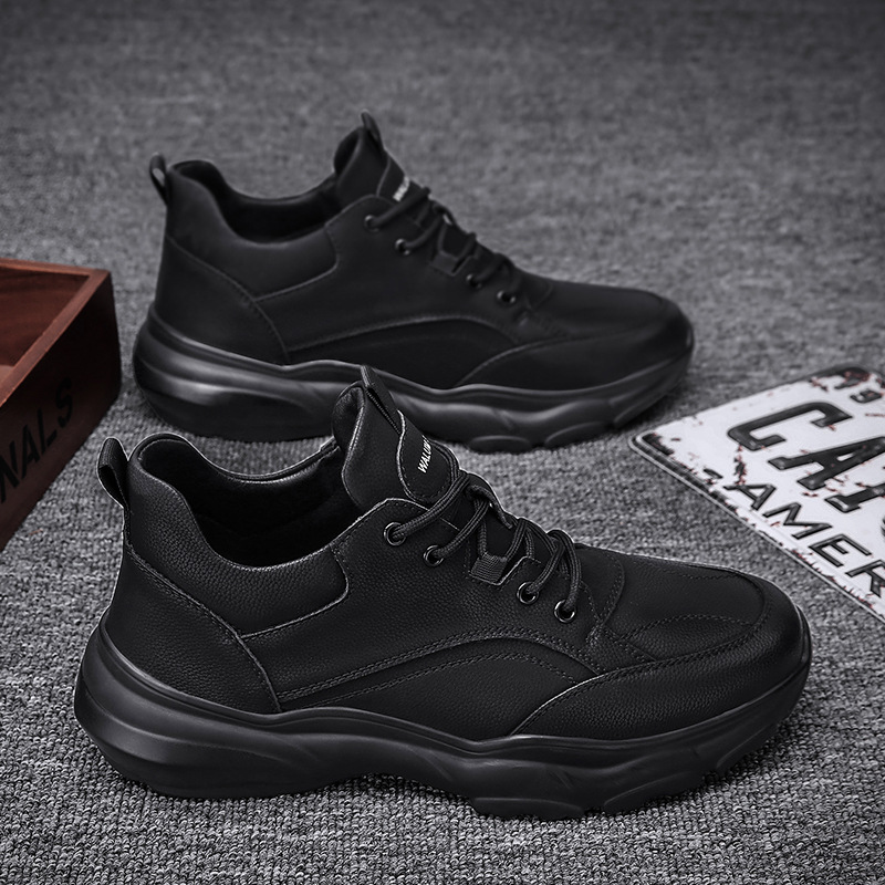 Leatherwork Clamp - Autumn pure black chef shoes height