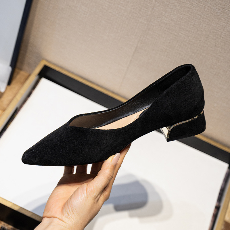 Women's Pointed Toe Simple Chu – Leather Works recenzja i cena