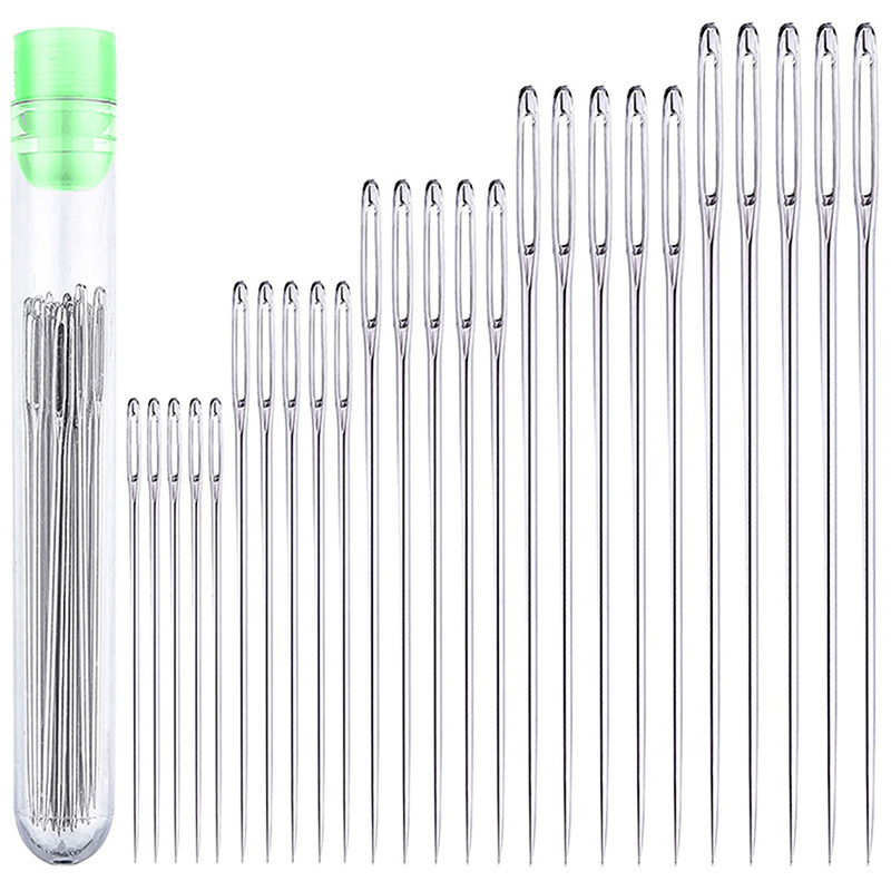 25Pcs Large-Eye Hand-Sewing Ne – Leatherwork Hand Sewing Needles recenzja i cena