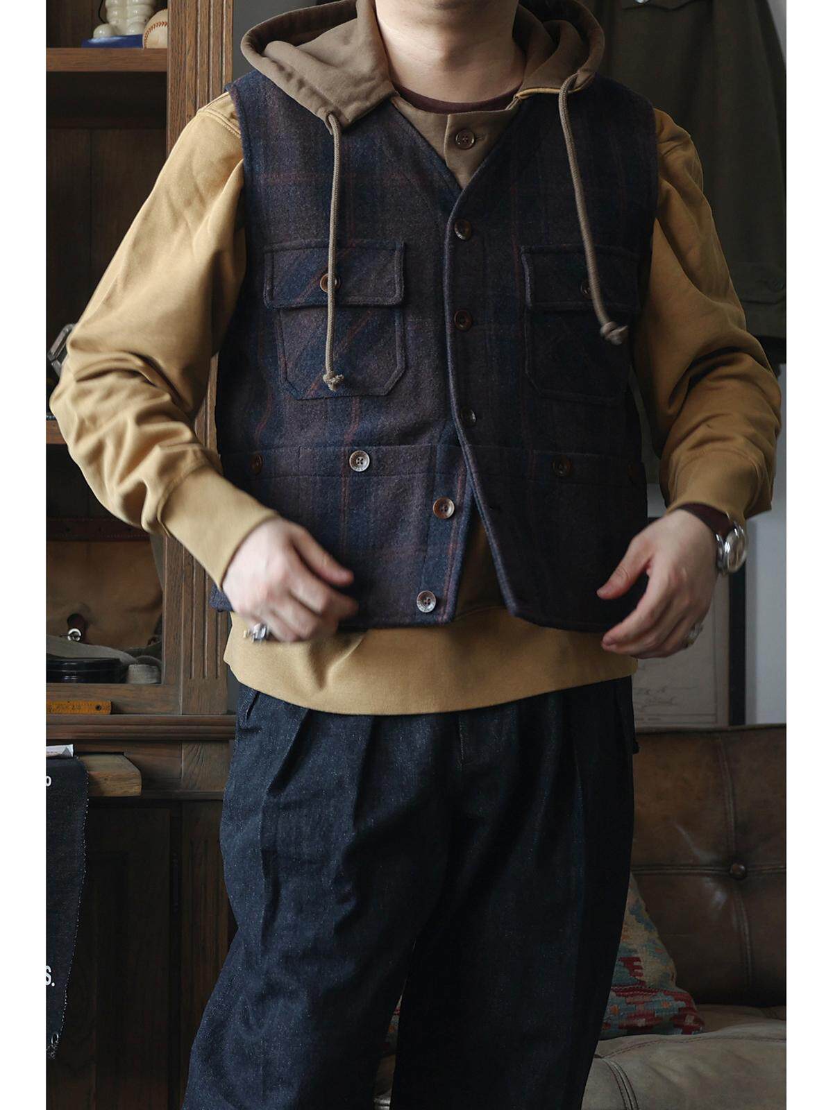 Secondorder FW24 6 Pockets Wor – Leather Work Vest For Men recenzja i cena