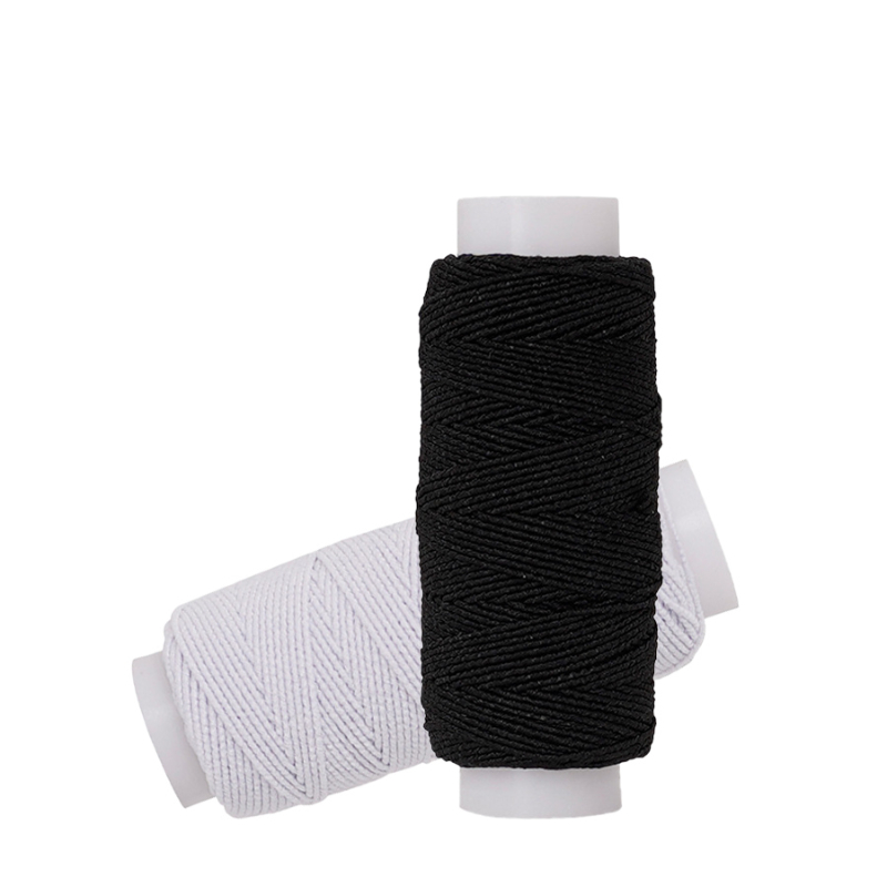 20m Black White  Elastic Threa – Waxed Thread Linen recenzja i cena