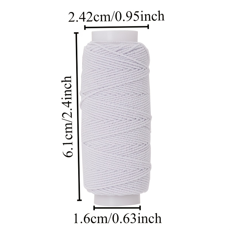 20m Black White  Elastic Threa – Waxed Thread Linen recenzja i cena