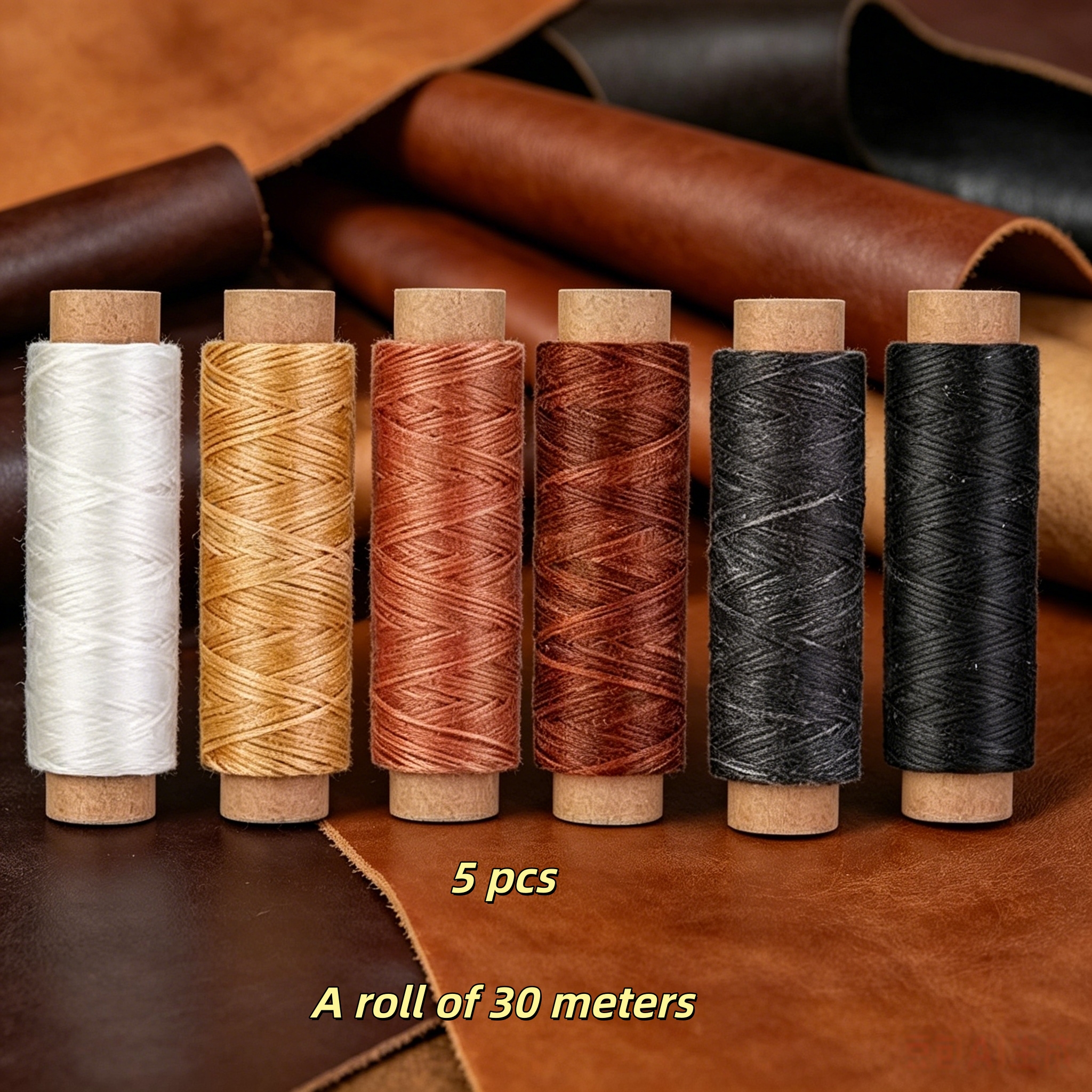 Portable leather tool set, lea – Waxed Thread Linen recenzja i cena