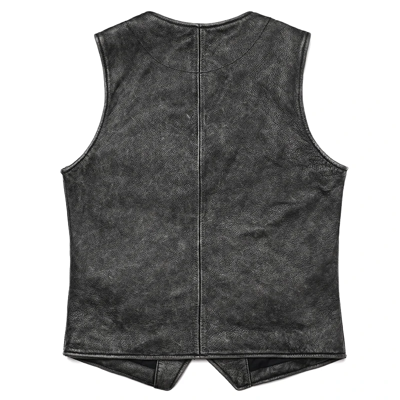 New Gery Vintage Genuine Leath – Leather Work Vest For Men recenzja i cena