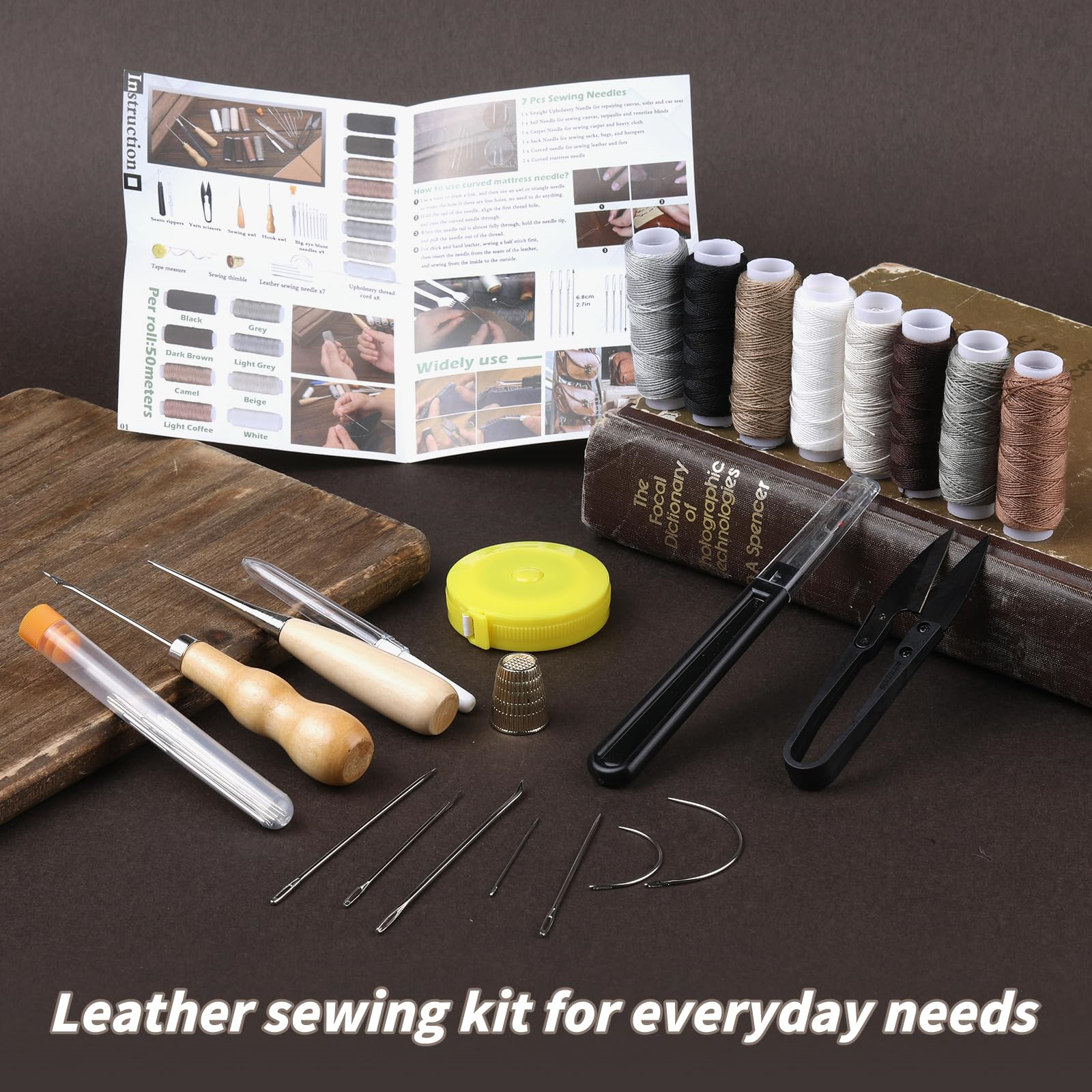 Upholstery Repair Sewing Kit H – Leatherwork Hand Sewing Needles recenzja i cena