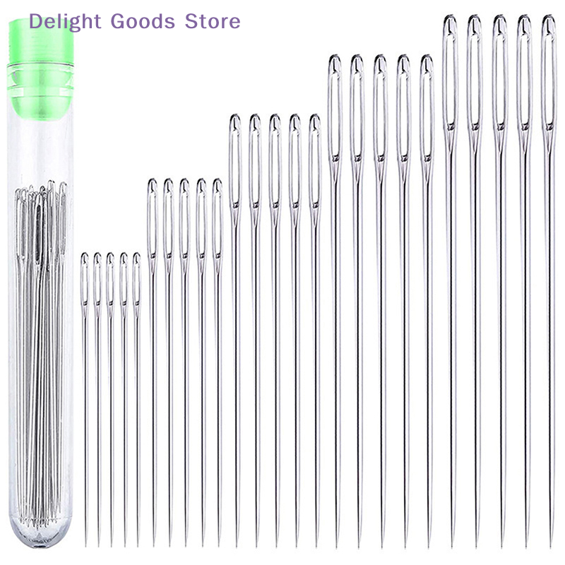 【D】25Pcs Large-Eye Hand-Sewing – Leatherwork Hand Sewing Needles recenzja i cena