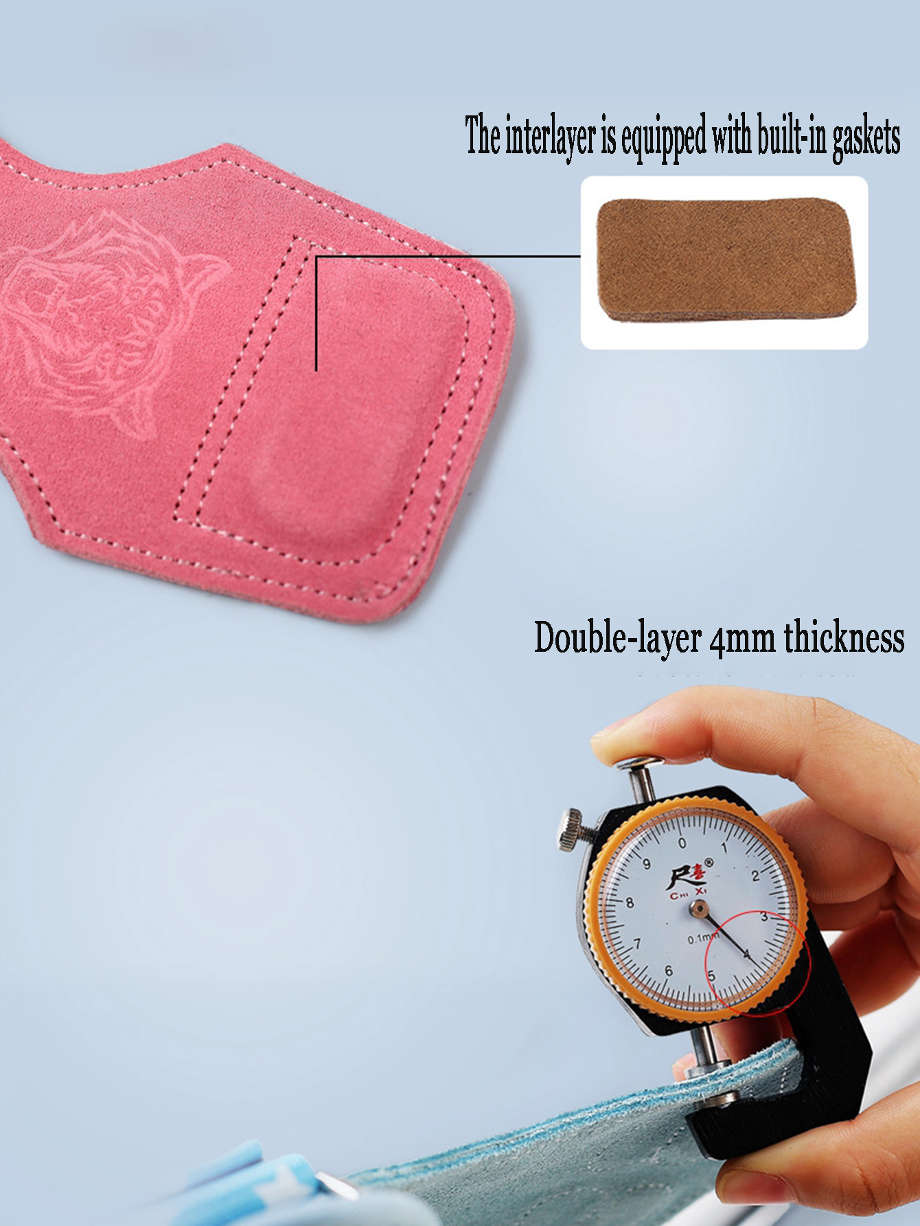 1Pair Cowhide Gym Gloves Grips – Leather Workout Belt recenzja i cena