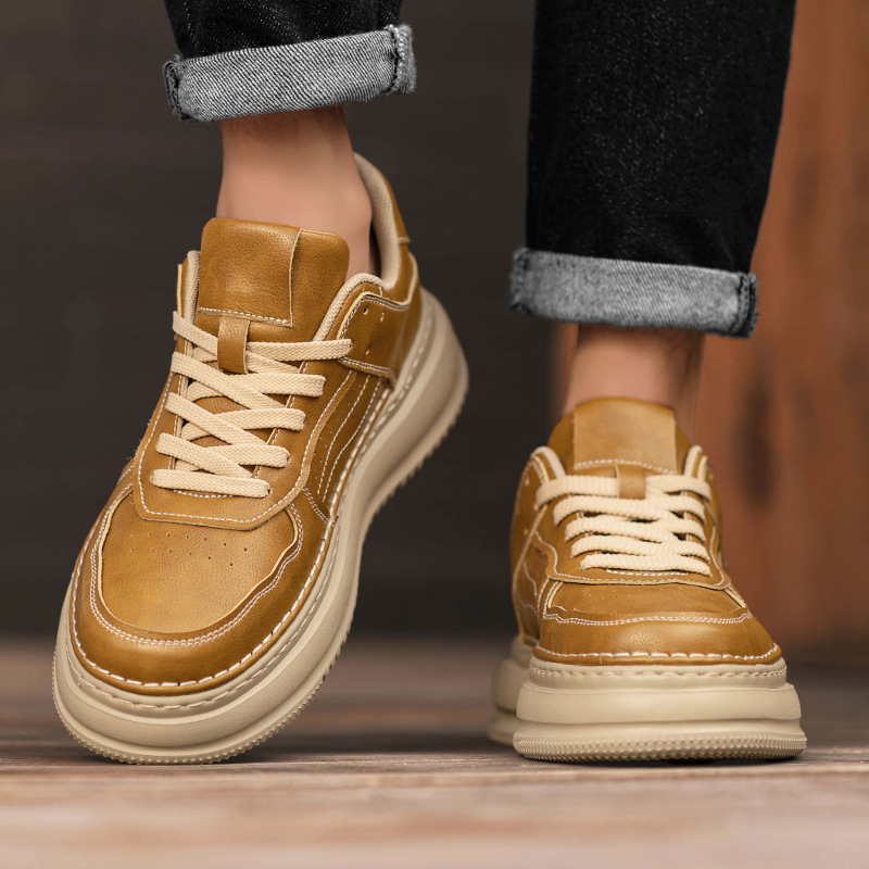 Men's Shoes Spring and Autumn  – Leatherwork Clamp recenzja i cena
