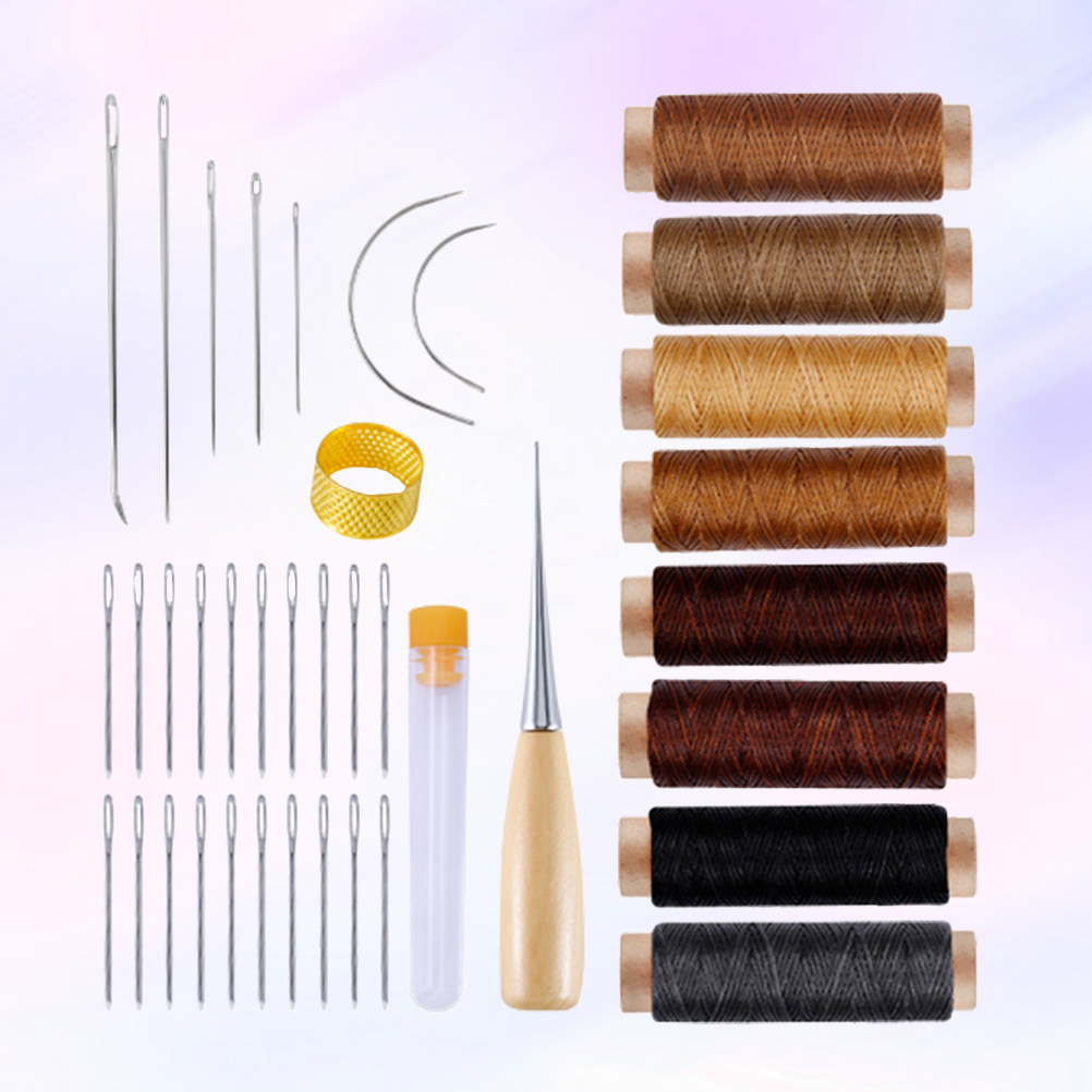 40Pcs Craft Tool Set Upholster – Leatherwork Hand Sewing Needles recenzja i cena