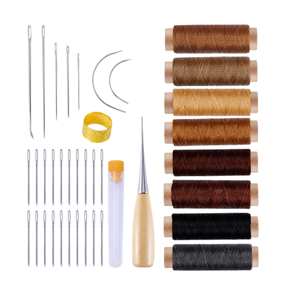 40Pcs Craft Tool Set Upholster – Leatherwork Hand Sewing Needles recenzja i cena