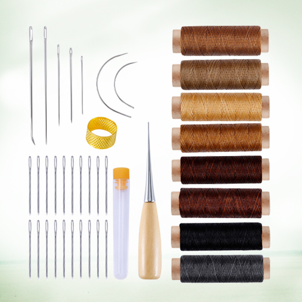 40Pcs Craft Tool Set Upholster – Leatherwork Hand Sewing Needles recenzja i cena