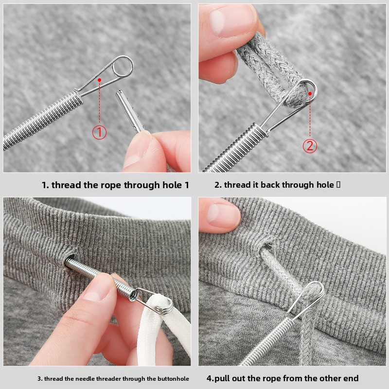 1/5pcs Bendable Spring Drawstr – Waxed Thread Linen recenzja i cena