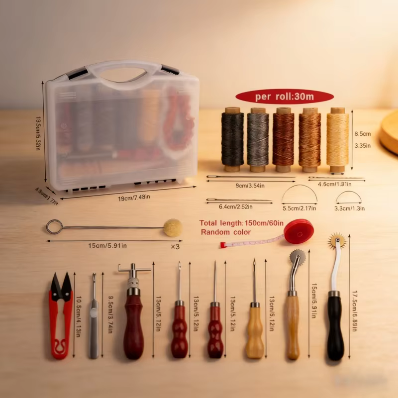Leather Craft Tool Kit Leather – Leatherwork Repairs recenzja i cena
