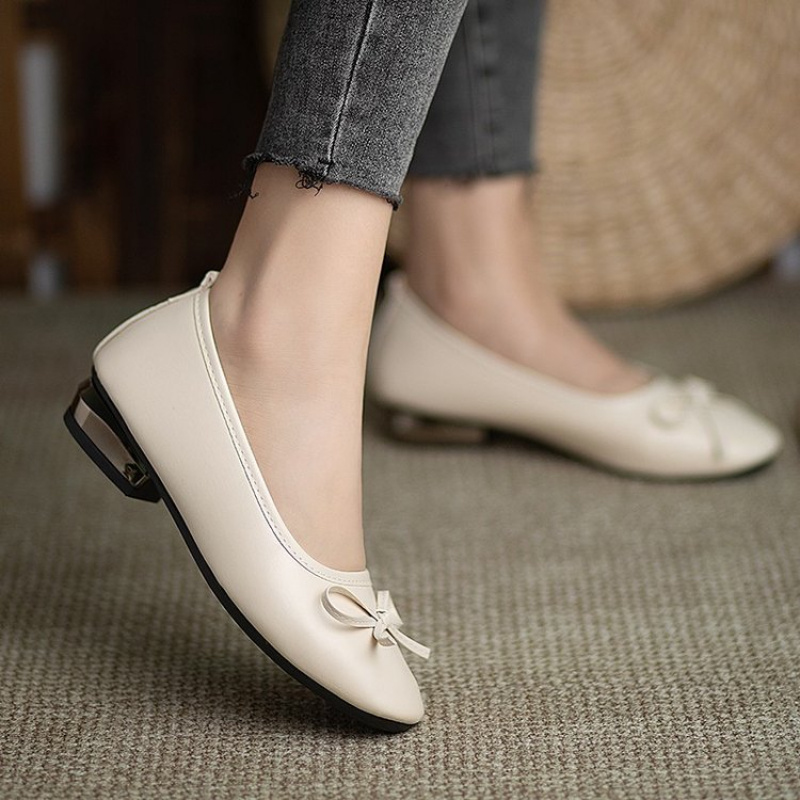 Elegant Bowknot Flat Shoes for – Leather Works recenzja i cena