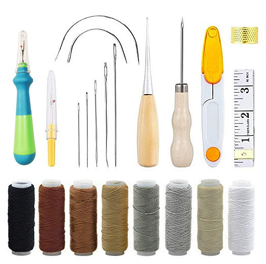 Leather Sewing Kit Leather Cra – Leatherwork Hand Sewing Needles recenzja i cena