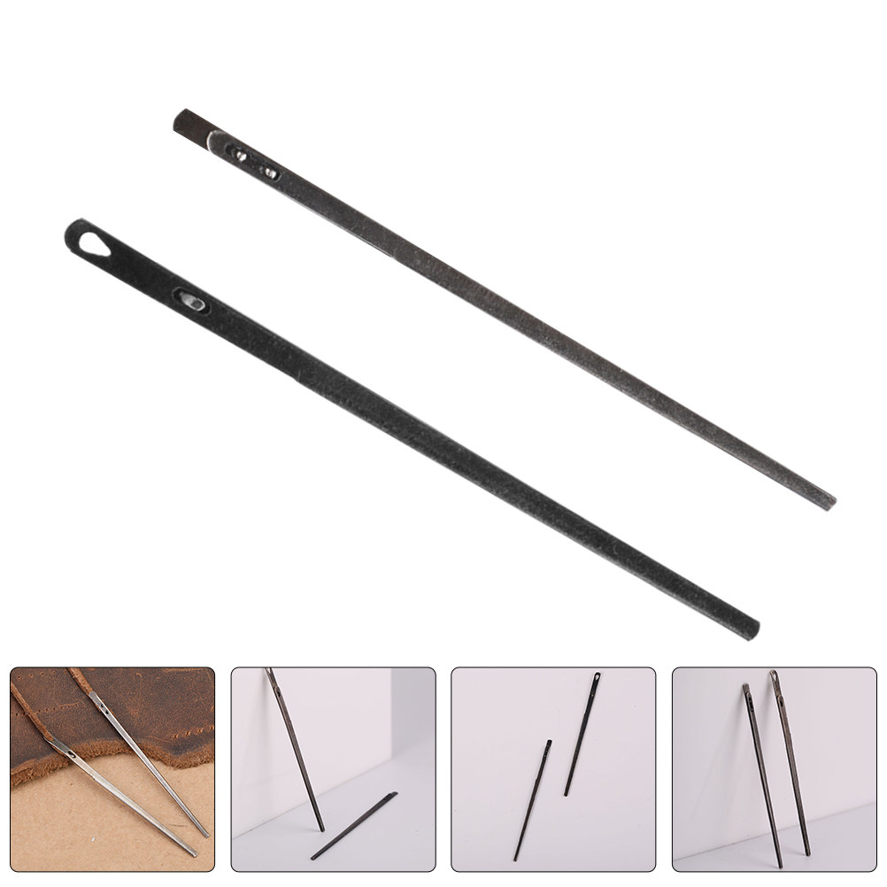 2Pcs Leathercraft Sewing Needl – Leatherwork Hand Sewing Needles recenzja i cena