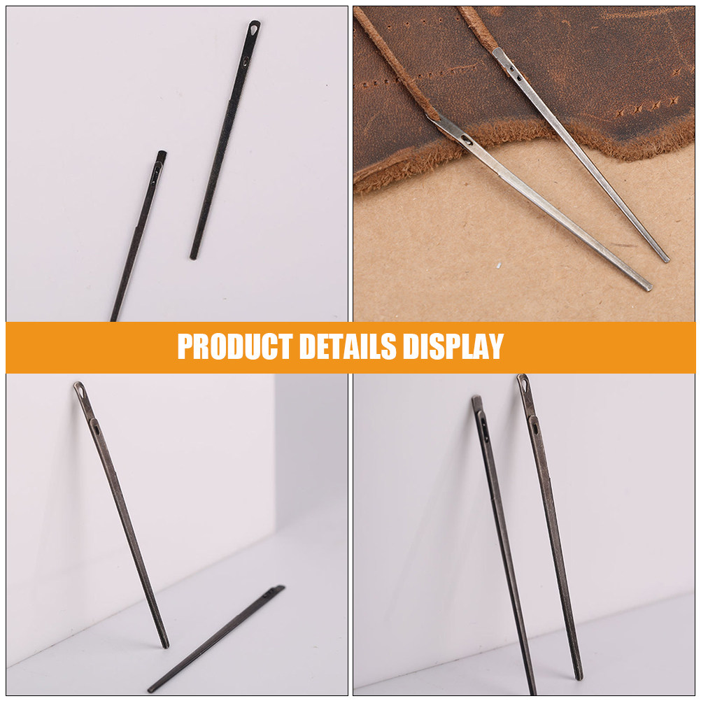 2Pcs Leathercraft Sewing Needl – Leatherwork Hand Sewing Needles recenzja i cena