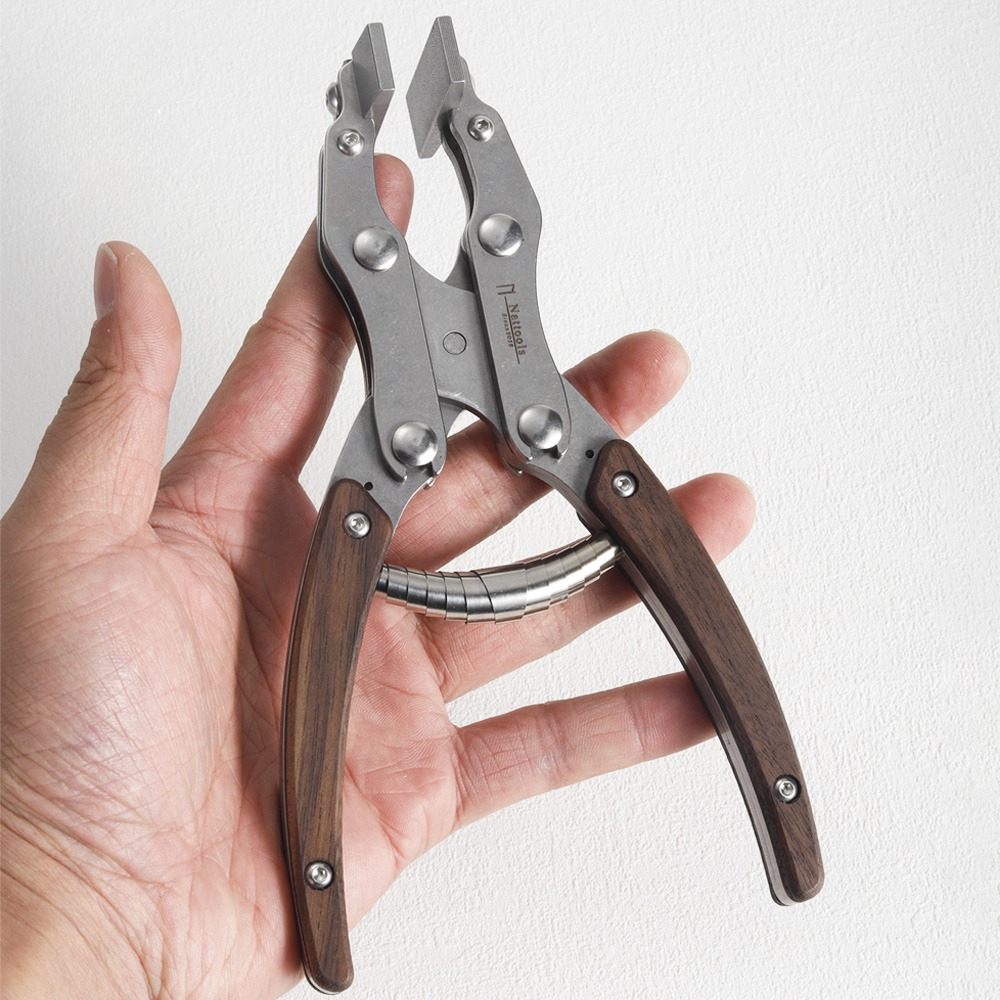 Leather Flat Pliers Stainless  – Leatherwork Hand Press recenzja i cena