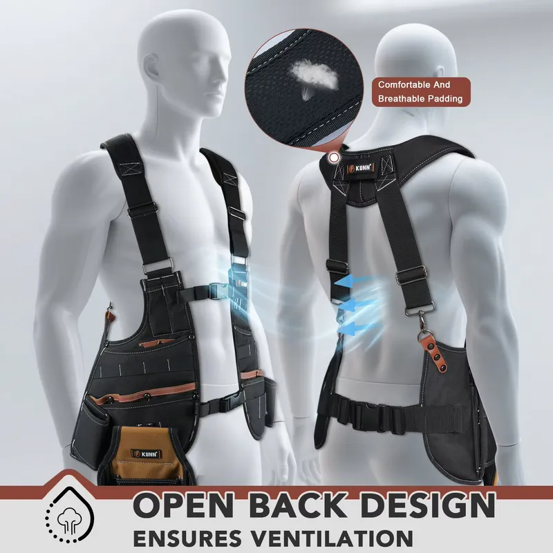Leather Tool Vest for Men – Ad – Leather Work Vest For Men recenzja i cena