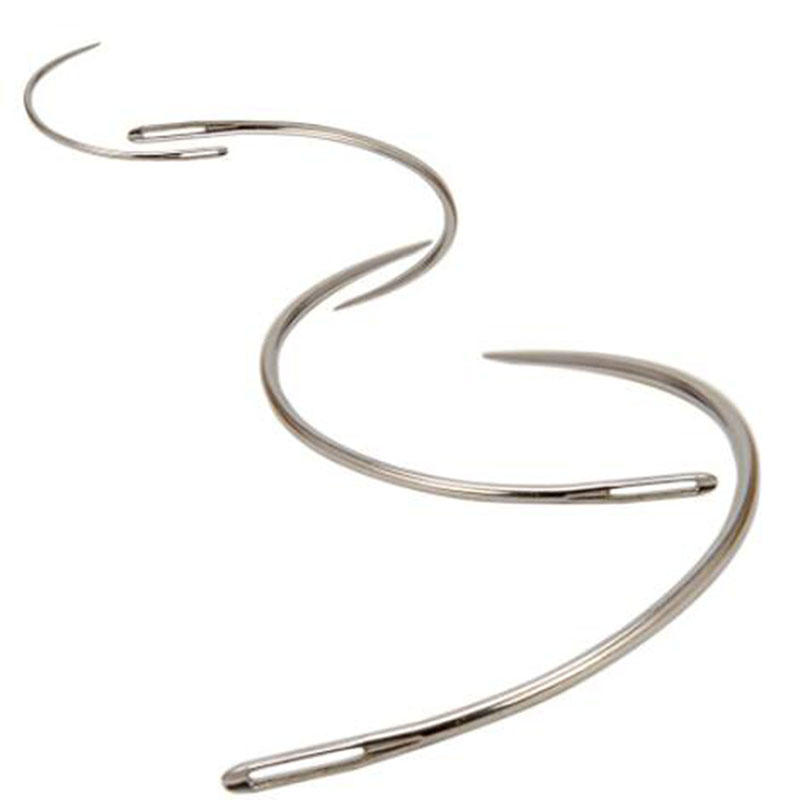 4Pcs Large Eye Curved Needles  – Leatherwork Hand Sewing Needles recenzja i cena