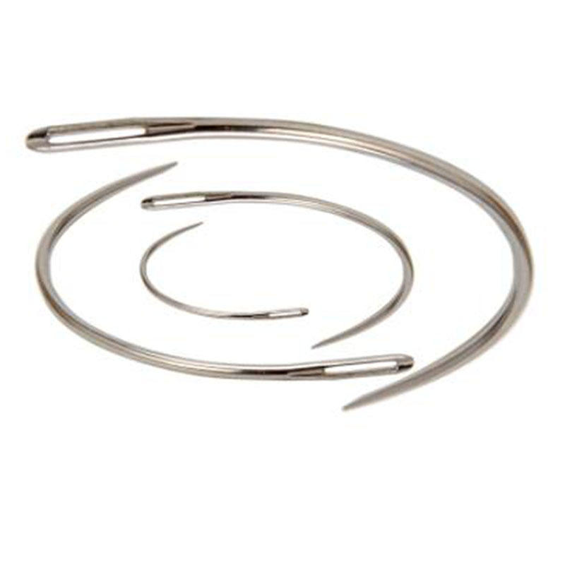 4Pcs Large Eye Curved Needles  – Leatherwork Hand Sewing Needles recenzja i cena