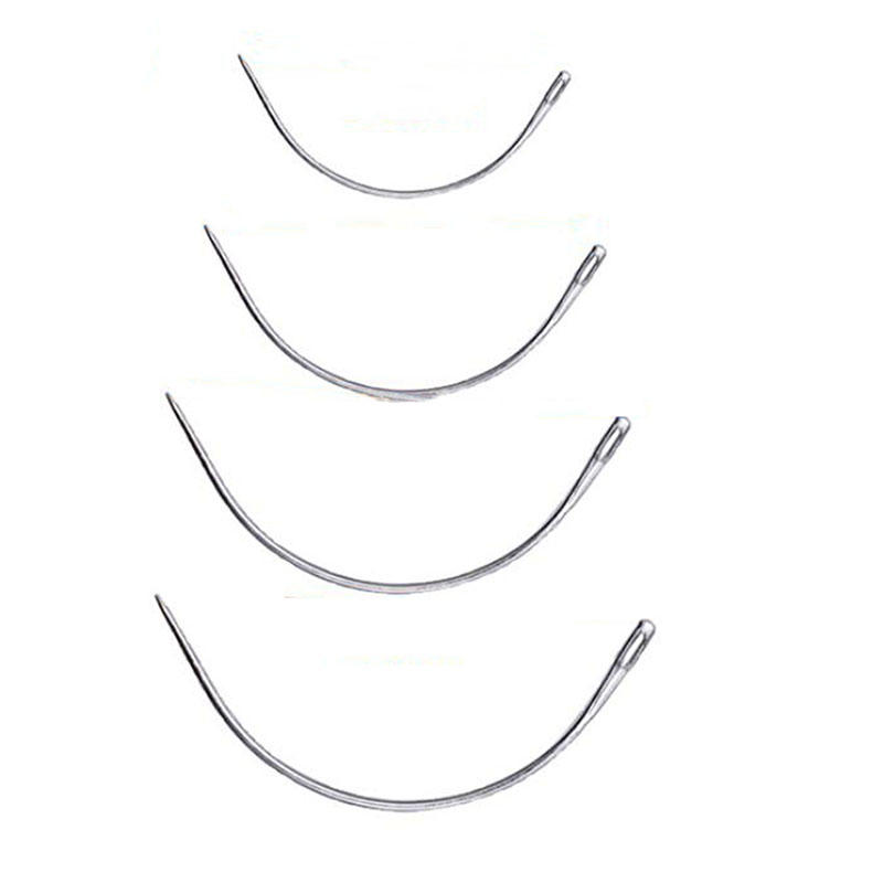 4Pcs Large Eye Curved Needles  – Leatherwork Hand Sewing Needles recenzja i cena