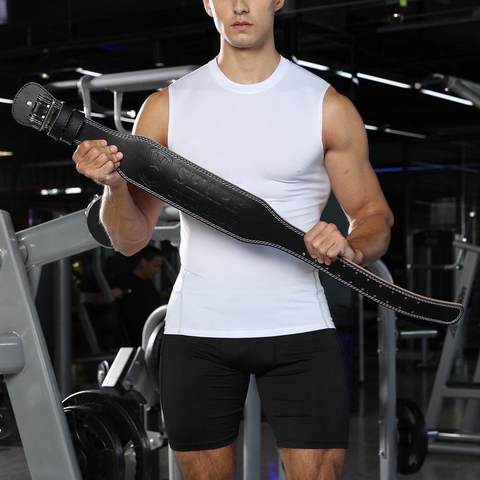 WOSWEIR-Men's Cow Leather Wais – Leather Workout Belt recenzja i cena