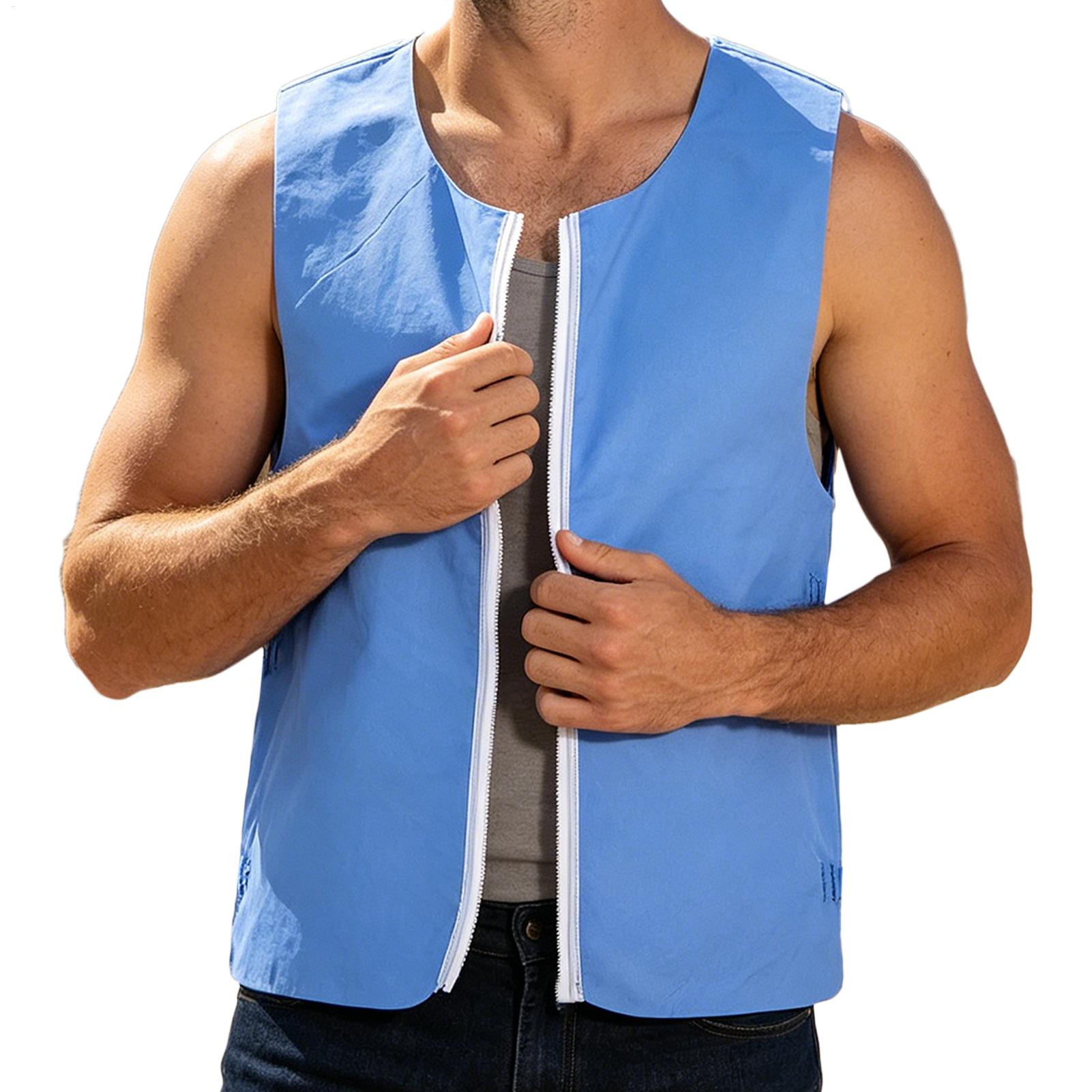 Cooling Vest Reusable Long-Las – Leather Work Vest For Men recenzja i cena