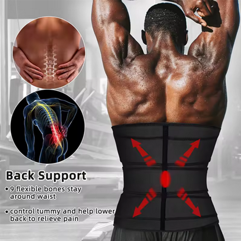 Mens Waist Trainer Corsets Fit – Leather Workout Belt recenzja i cena