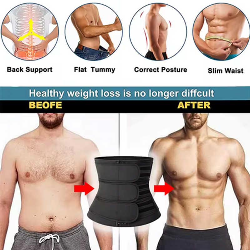 Mens Waist Trainer Corsets Fit – Leather Workout Belt recenzja i cena